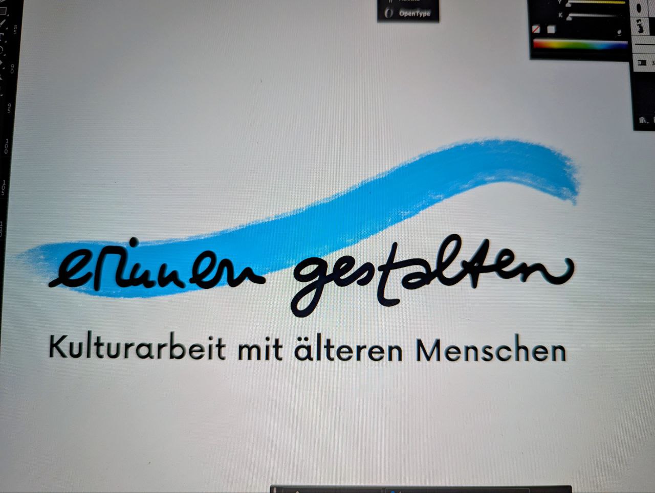 erinnern-gestalten | Logoentwiklung Kulturgeriatrisches Angebot